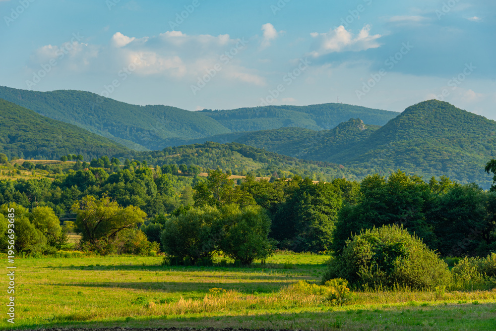 Obraz premium Summer day at Borzsony hills in Hungary