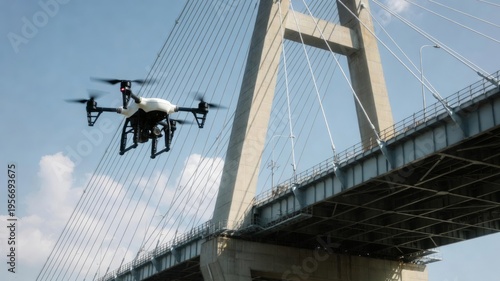 Professional Drone Flying for Bridge Infrastructure Inspection and Monitoring