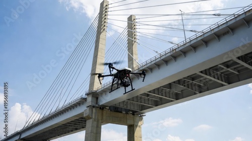 Professional Drone Flying for Bridge Inspection and Infrastructure Monitoring