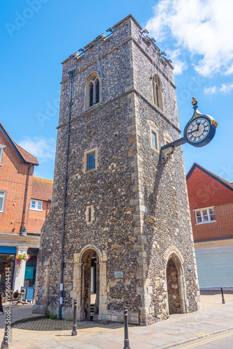 Quadro em tela Saint George's Tower in Canterbury, England