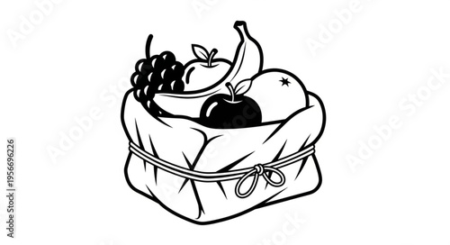 Fresh Fruit in a Bag.