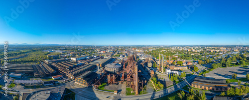 Photography Dolni Vitkovice industrial area in Ostrava, Czech republic