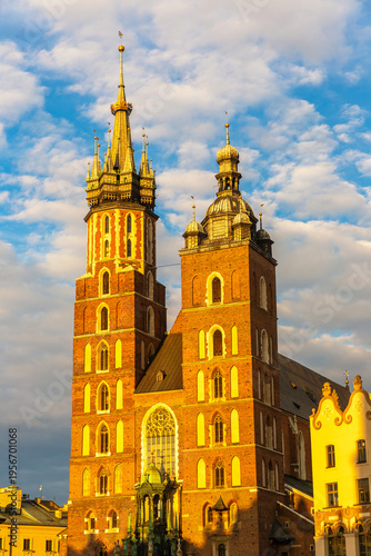 St. Mary's Basilica Church in Krakow, Poland