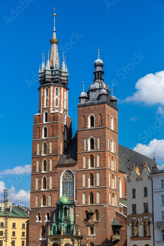 St. Mary's Basilica Church in Krakow, Poland