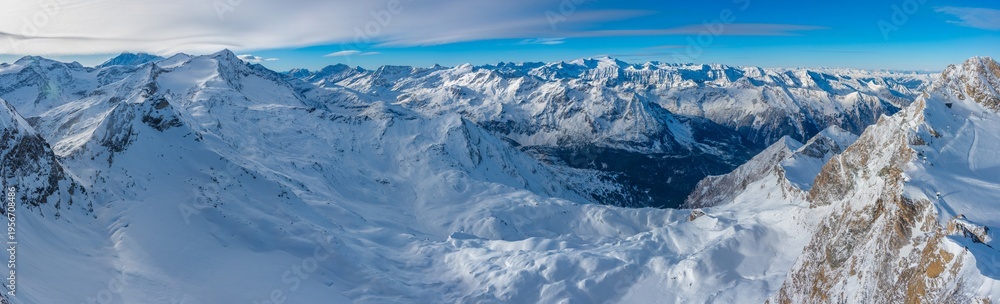 Obraz premium Glacier at Hohe Tauern national park near Kaprun, Austria