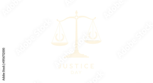 Golden justice scale logo symbol.