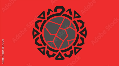 Celtic knot design element.