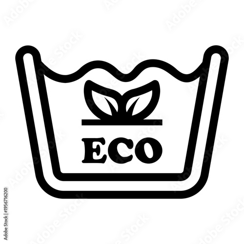 washing clothes Line Icon