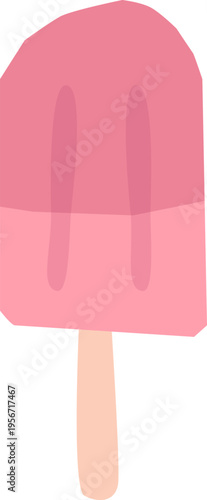Ice Cream Popsicle Paper Cutout