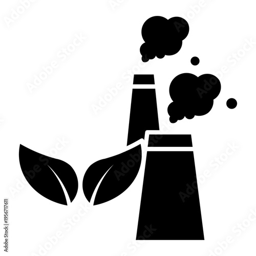 green industry Solid icon