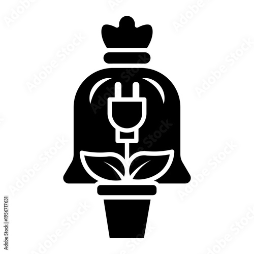 garbage bag Solid icon