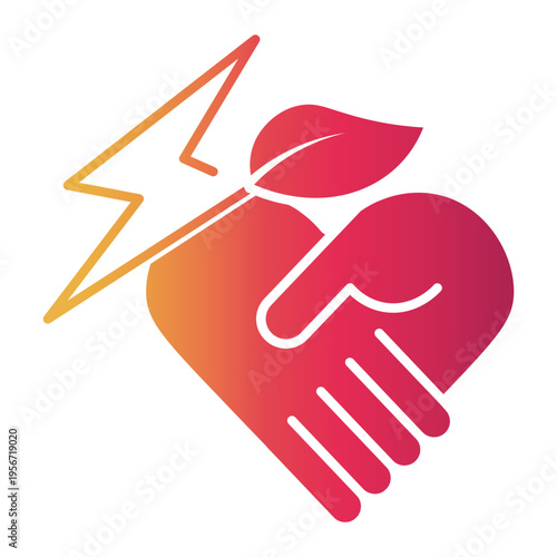 handshake Gradient icon