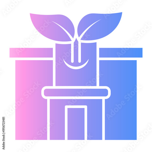 green city Gradient icon