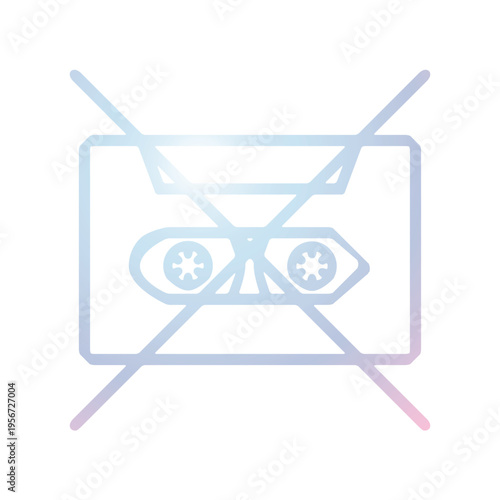 Cassette icon design template