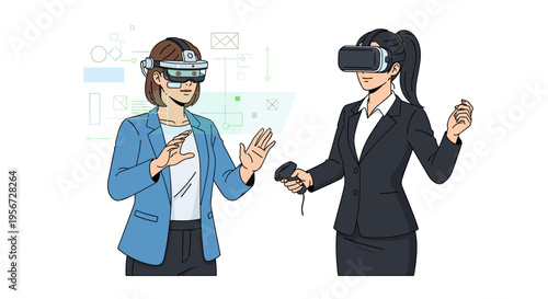 People Experience Virtual Reality and Augmented Reality in a Digital Environment