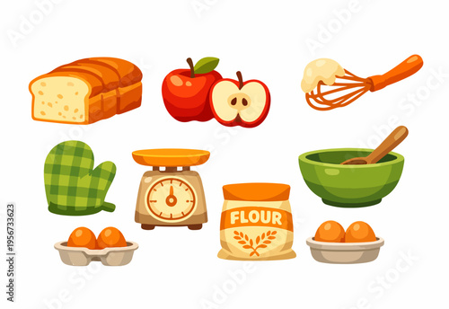 set of vegetables