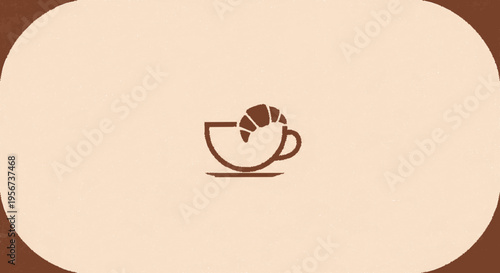 Modern Coffee Shop Logo Minimalist Cup Vector Cafe Branding