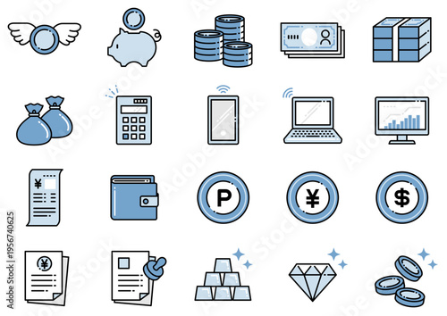 マネー関連アイコン07　Money Icons