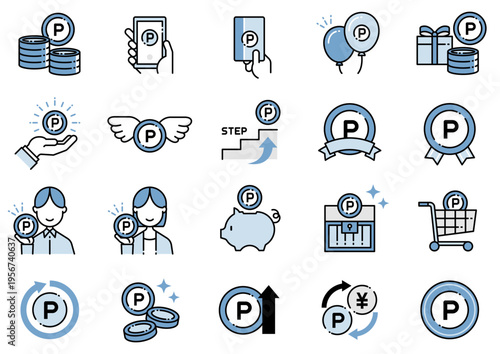 ポイント活用アイコン04　Point Utilization Icons