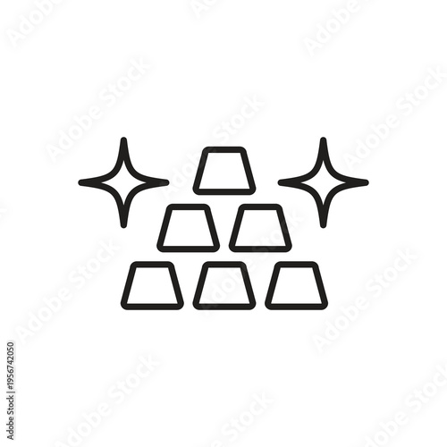 Gold Line Icon ? Luxury Premium Outline Symbol Vector.Luxury Gold Line Art Icon ? Elegant Outline Vector..eps