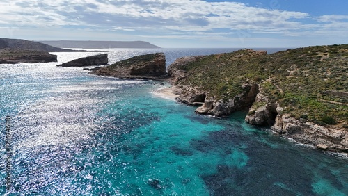 Ocean view from Comino Island, Malta