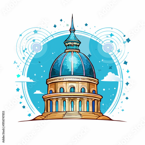 Äther-Antennen-Kuppel