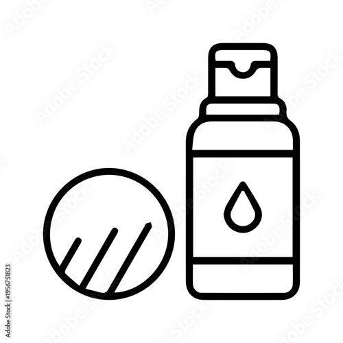 Beauty Serum and Pad Icon