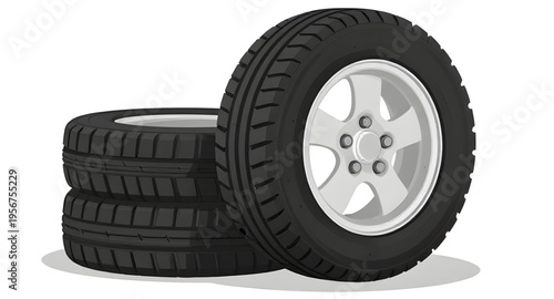 tire, wheel, tyre, car, vehicle, auto, automobile, transport, transportation, automotive, rim, alloy, spoke, hub, rubber, tread, rotation, rotating, circle, round, speed, motion, drive, driving, road,