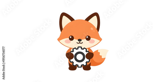 fox, animal, redfox, wildlife, mammal, forest, nature, wild, cute, cartoon, character, mascot, funny, playful, smiling, face, adorable, furry, tail, bushy, ears, orange, red, white, eyes, nose, standi