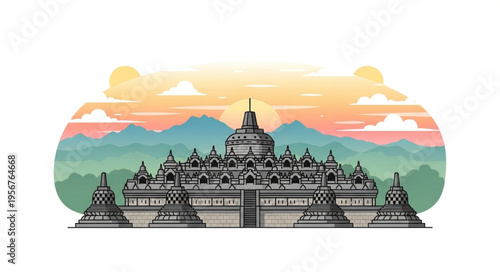 Hindu Temple Architecture Style.