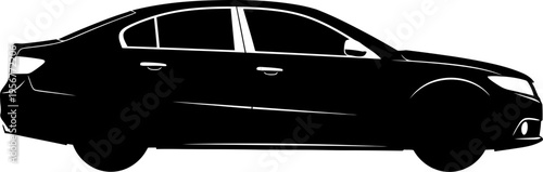 Compact four door sedan figure for urban mobility