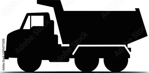 Standard industrial dump truck profile for mining and building