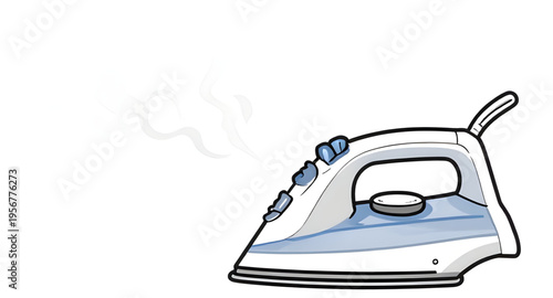iron, appliance, electric, household, home, tool, equipment, laundry, clothes, clothing, fabric, textile, ironing, press, steam, heat, hot, clean, cleaning, domestic, housework, chores, utility, devic