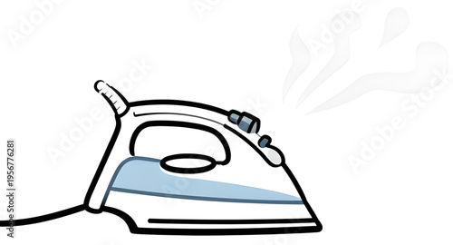 electric, iron, appliance, household, home, tool, equipment, laundry, clothes, clothing, fabric, textile, ironing, press, steam, heat, hot, clean, cleaning, domestic, housework, chores, utility, devic