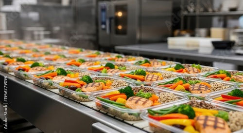 Prepared Meal Packaging Line - Healthy Food Production and Distribution.
