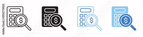 Budget Vector Illustration In Multistyle