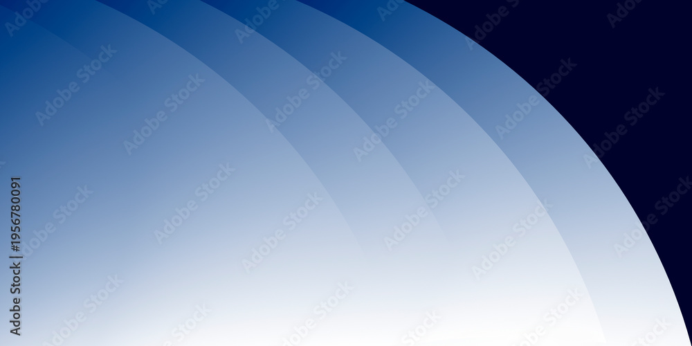 Obraz premium blue gradient wave background representing digital technology, data flow and innovation. Perfect for business presentations, corporate branding, fintech, AI, and modern web design. 