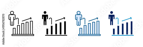 Aging Society Icon Set Multiple Style Collection