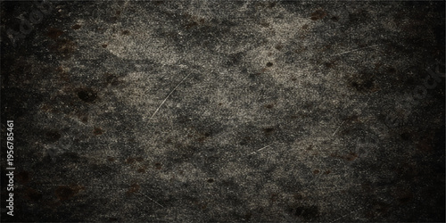 Dark grunge textured background with rough aged surface and vintage dirty wall style