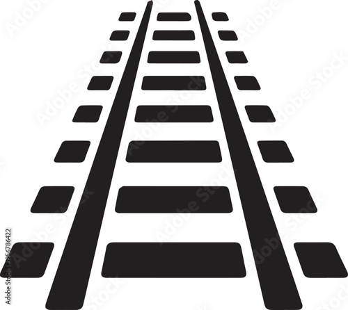 unique  Train switch icon silhouette