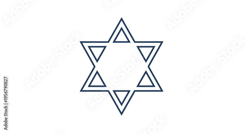Star of David Jewish Symbol.