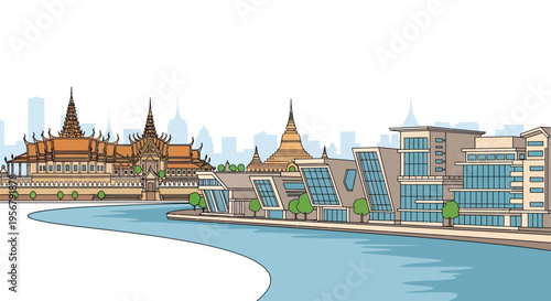 Wat Arun Temple River Side Bangkok.