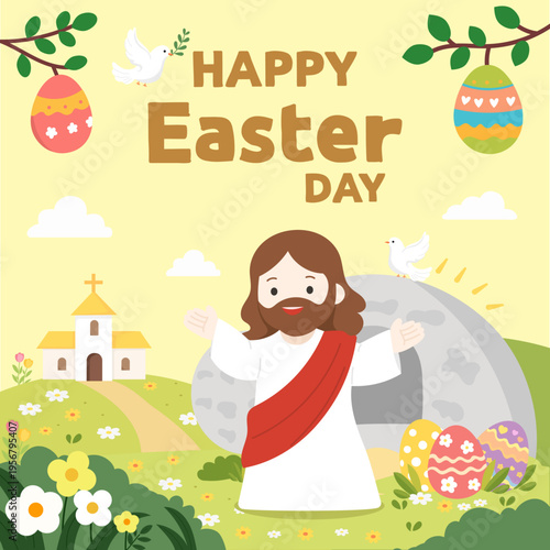 부활절 예수님,HAPPY Easter,부활절계란,부활절토끼