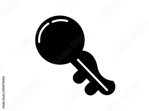 Black keys icon in a simple flat silhouette style.