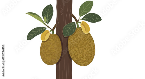 Two green olives on a branch.