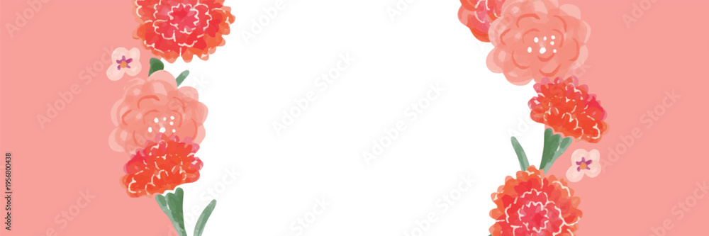 Obraz premium Floral Template Backgrounds for Mother's Day