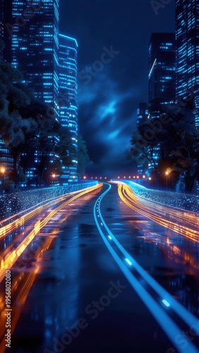 科技道路现代化城市信息传输公路
