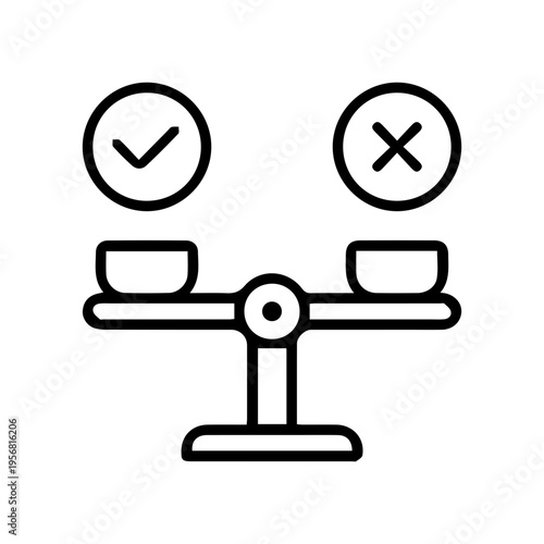 Decision balance comparison