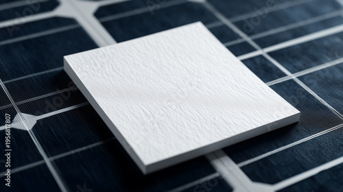 Solar Panel and square bloc...