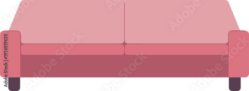 Living room sofa for staging and interior mockup